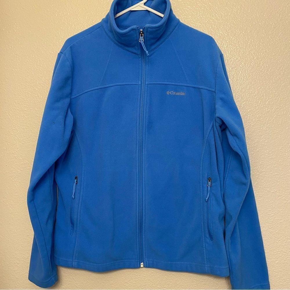 Columbia Benton Springs full zip fleece jacket electric blue XL